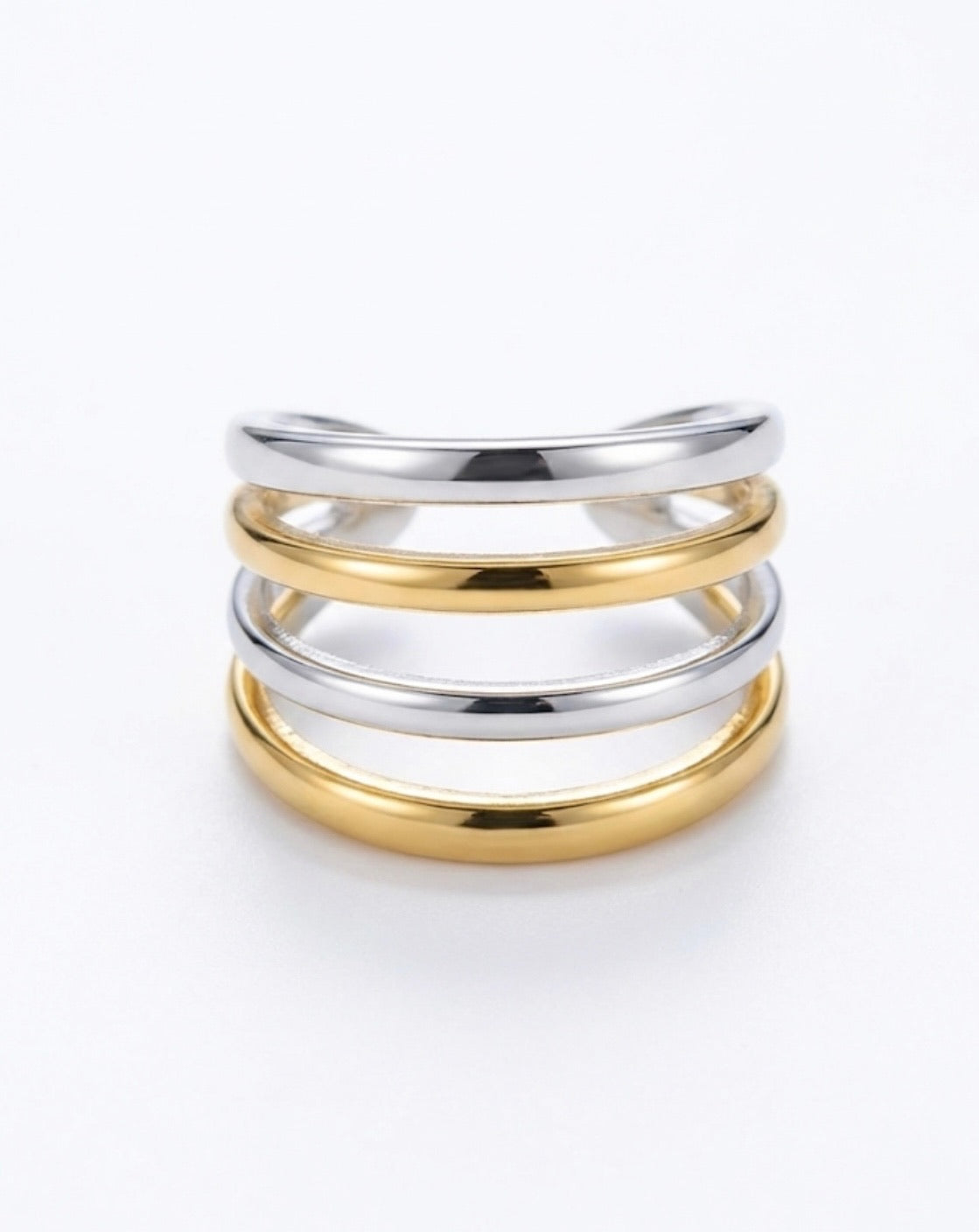 ANILLO HELENA BICOLOR